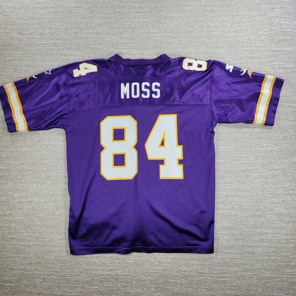 Vintage Starter Randy Moss #84 Minnesota Vikings Jersey Youth XL 18-20 1999 NFL - Picture 13 of 16
